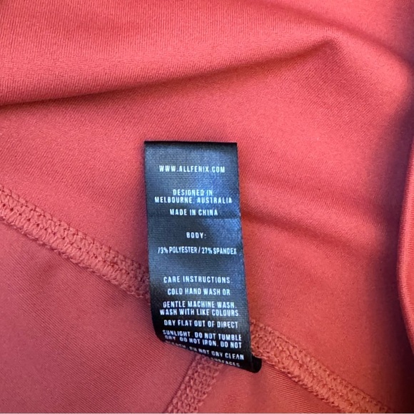 Allfenix Women’s Coral High-Waisted 7/8 Length Leggings Size Large - Picture 5 of 8